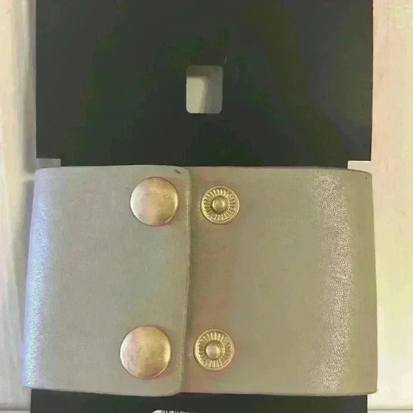 Agate Cuff Bracelet Faux Leather - Picture 5 of 6